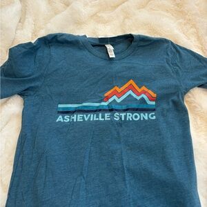 Bella Canvas Kids Asheville Strong Teal Tee
